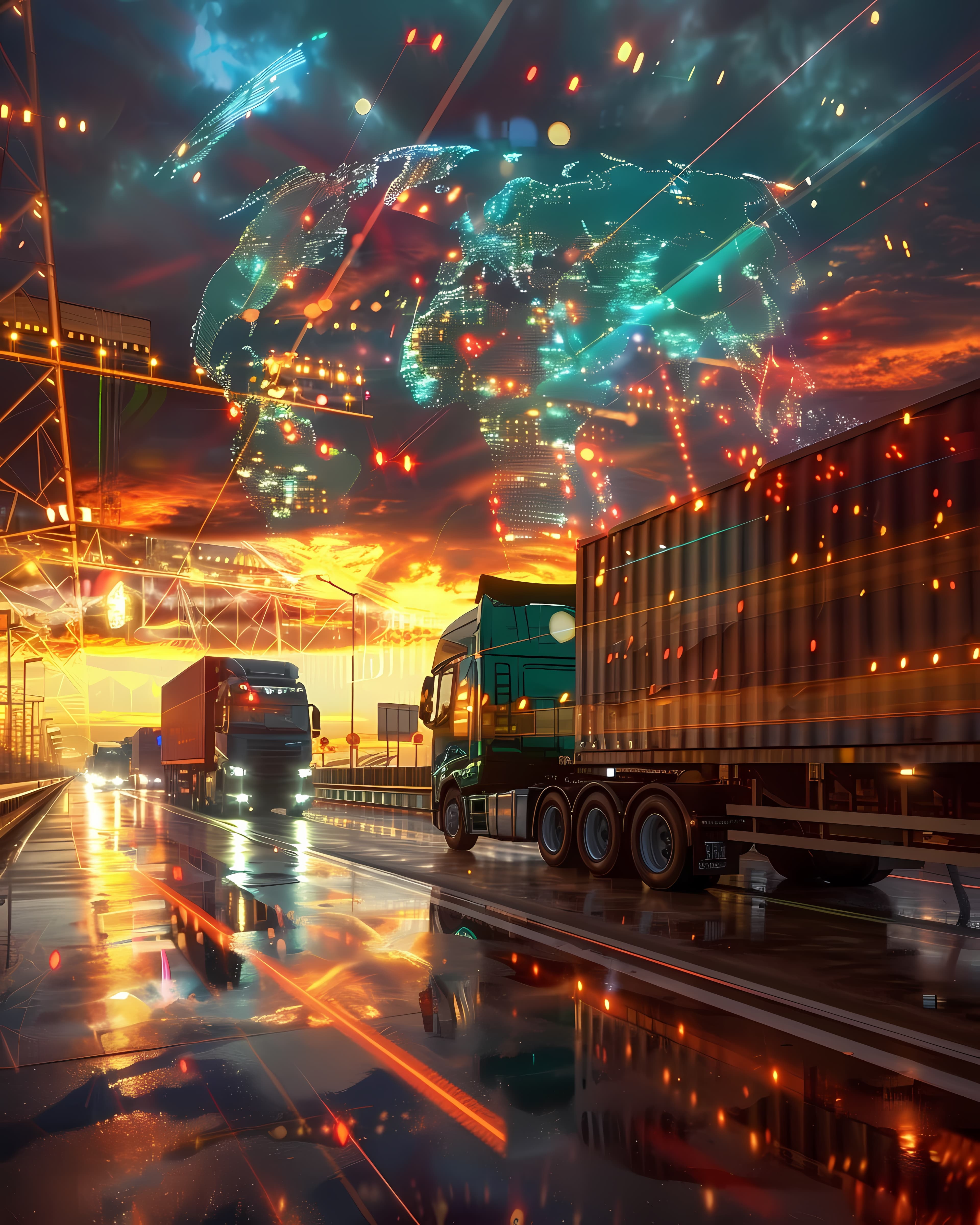 Land freight logistics